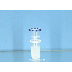 Glassteckkopf Zylinder 18,8er blau