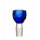 Grace Glass Glassiebkopf Diamond Blau 18.8
