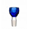 Grace Glass Glassiebkopf Diamond Blau 18.8