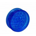 Acryl-Grinder mit Vorratsfach 60 mm Blue