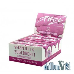 Box 24x PURIZE® Pink 4m King Size Slim Rolls