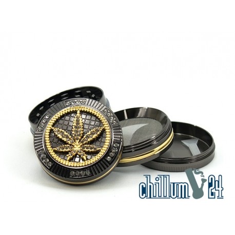 Champ High Metallgrinder Gold Leaf 4-teilig 50mm