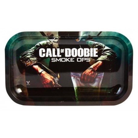 Metall Rolling Tray Call od Doobie Medium Size 27x16x1cm