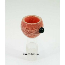 Glassteckkopf Sieb Heavy Pink 18.8er Schliff