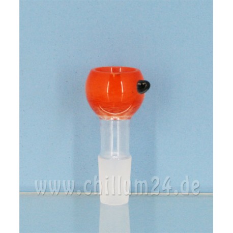 Glassteckkopf Sieb Heavy Orange
