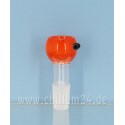 Glassteckkopf Sieb Heavy Orange