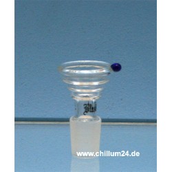 Black Leaf Stufen Glassteckkopf