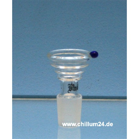 Black Leaf Stufen Glassteckkopf