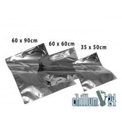 Bügelbeutel Aluminium silber verschiedene Größen