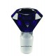 Glas Siebkopf 18.8 Diamond blue