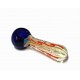 Coloured Glasspipe 12,5cm Blue-Clear