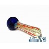 Coloured Glasspipe 12,5cm Blue-Clear
