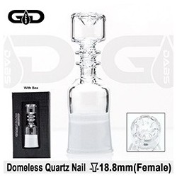 Grace Dabs Quartzglas female Öl Nagel geschlitzt 18.8er Schliff 