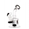 Grace Glass The Spider Bubbler 14.5 Black 16cm