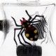 Grace Glass The Spider Bubbler 14.5 Black 16cm