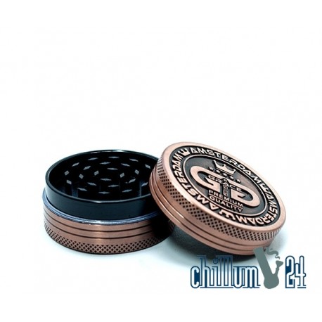 Grace Glass Amsterdam Metallgrinder 2-teilig 50mm Antik Copper