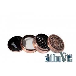 Amsterdam Metallgrinder 4-teilig 62mm Antik Copper