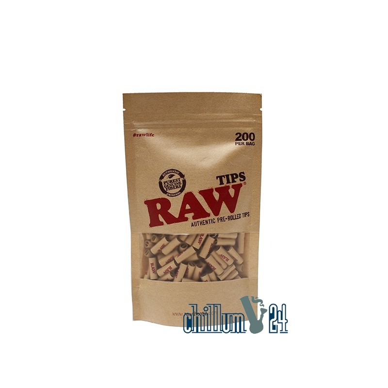 RAW Filter PreRolled Filtertips 200 Stück