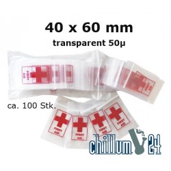 Box 10x100 Stück BAGGIES First Aid 40 x 60 x 0,05 mm 