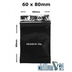 BAGGIES schwarz 60 x 80 x 0,05 mm ca.100 Stück