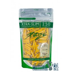 PURIZE XTRA Slim Aktivkohlefilter Yellow 250er