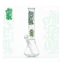 Amsterdam Glass Bong 18.8-14.5 Beaker Spiral-Perc Ice 36 cm Green