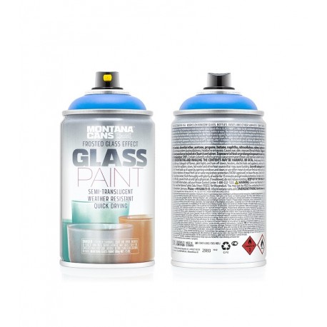 Montana Glass Paint GP5055 Frosted Matt Bay Blue 250ml