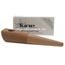 actiTube 9 mm Tune In Purpfeife aus Birnenholz